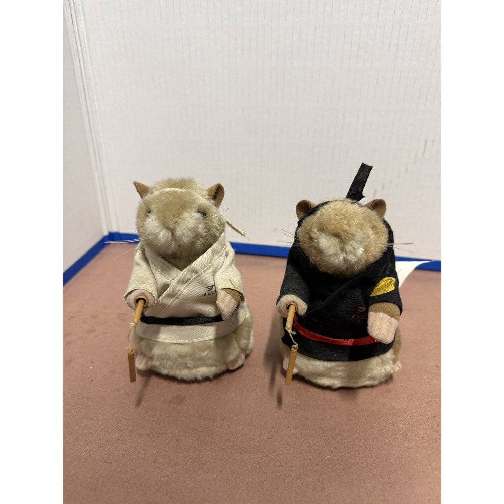 Gemmy Kung Fu Fighting Hamsters 2001 Dancing Martial Arts Nunchucks Parts/Repair
